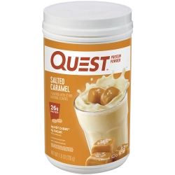אבקת חלבון מי גבינה וקזאין מיסלרי קרמל מלוח - 726 גרם - מבית Quest Nutrition