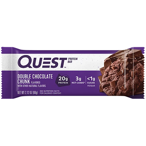חטיף חלבון בטעם דאבל שוקולד 4 חטיפים - מבית Quest Nutrition חטיף חלבון בטעם דאבל שוקולד 4 חטיפים - מבית Quest Nutrition