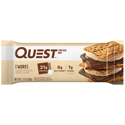 חטיף חלבון בטעם סמורז‘ 4 חטיפים - מבית Quest Nutrition חטיף חלבון בטעם סמורז‘ 4 חטיפים - מבית Quest Nutrition