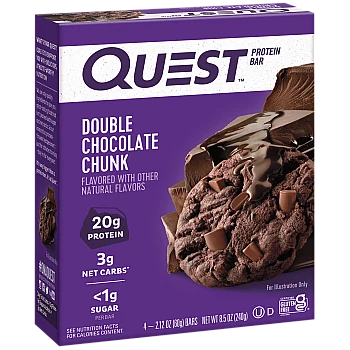 חטיף חלבון בטעם שוקולד מנטה 4 חטיפים - מבית Quest Nutrition