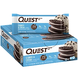 חטיף חלבון של קווסט קרם עוגיות 12 חטיפים - מבית Quest Nutrition