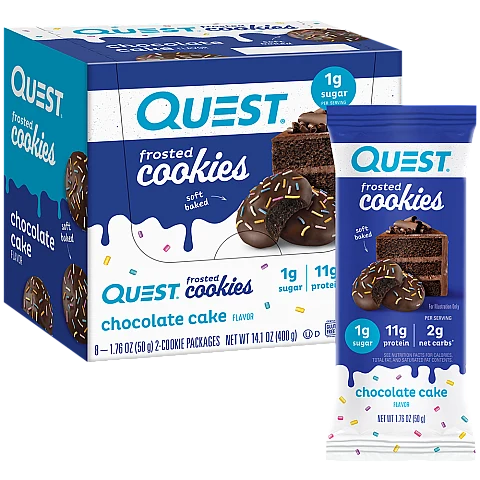 עוגיית עם חלבון עוגת שוקולד 8 יחידות - מבית Quest Nutrition עוגיית עם חלבון עוגת שוקולד 8 יחידות - מבית Quest Nutrition