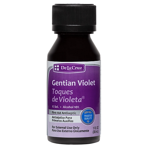 סגול ג'נטיאן חומר חיטוי לעזרה ראשונה 30 מ“ל - De La Cruz