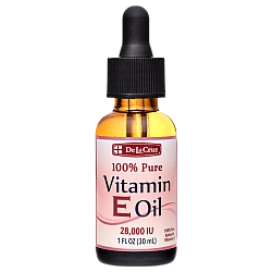 שמן ויטמין E טהור 28000 יחב"ל 30 מ"ל - De La Cruz