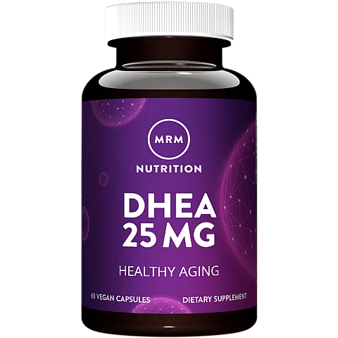 DHEA דהידרו-אפיאנדרוסטרון 25 מ"ג 60 כמוסות - מבית MRM DHEA דהידרו-אפיאנדרוסטרון 25 מ"ג 60 כמוסות - מבית MRM