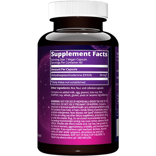 DHEA דהידרו-אפיאנדרוסטרון 50 מ"ג 60 כמוסות - מבית MRM