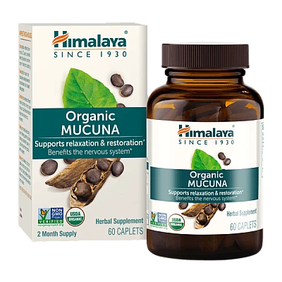 מוקונה אורגנית 60 כמוסות - מבית Himalaya