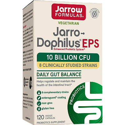 ג'ארו דופילוס 5 מיליארד מערכת פרוביוטית - 120 כמוסות - מבית Jarrow Formulas