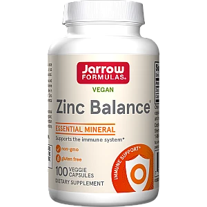 גיארו איזון אבץ טבעוני 100 כמוסות - מבית Jarrow Formulas גיארו איזון אבץ טבעוני 100 כמוסות - מבית Jarrow Formulas