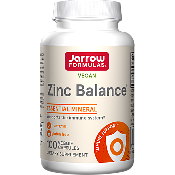 גיארו איזון אבץ טבעוני 100 כמוסות - מבית Jarrow Formulas