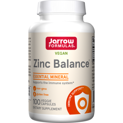 גיארו איזון אבץ טבעוני 100 כמוסות - מבית Jarrow Formulas