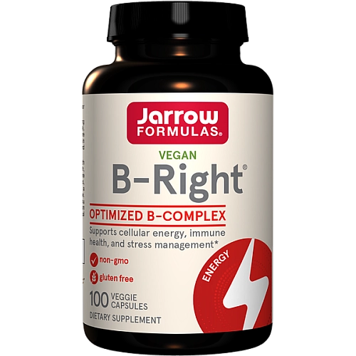 ויטמין B קומפלקס B-Right תכולה 100 כמוסות - מבית Jarrow Formulas