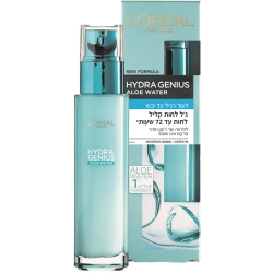 לוריאל HYDRA GENIUS ג'ל לחות קליל עד 72 שעות לעור רגיל עד מעורב 70 מ"ל - מבית L'OREAL PARIS