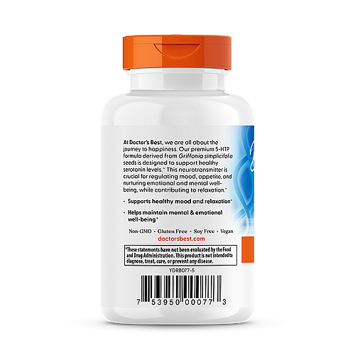 5-HTP הידרוקסי טריפטופן 100 מ"ג - 60 כמוסות - מבית Doctor's best