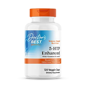 5-HTP עם ויטמינים B6 ו-C תכולה 120 כמוסות - מבית Doctor's best