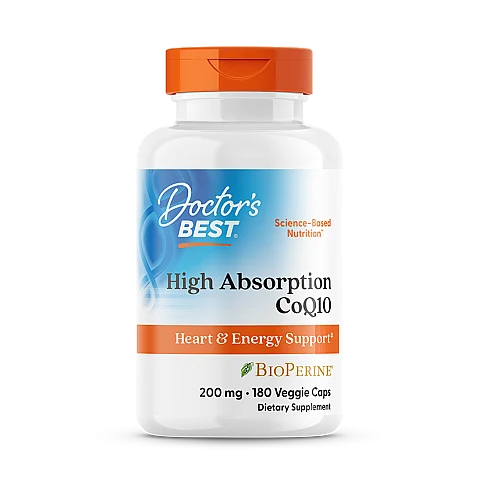 CoQ10 קו-אנזים עם פיפרין 200 מ"ג - 180 כמוסות - מבית Doctors best