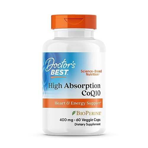 CoQ10 קו-אנזים עם פיפרין 400 מ"ג - 60 כמוסות - מבית Doctors best