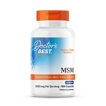 MSM מתיל סולפוניל מתאן 3000 מ"ג - 180 כמוסות - מבית Doctor's best