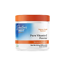 אבקת ויטמין C טהור 250 גרם - מבית Doctor's best