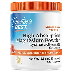  אבקת מגנזיום טעם אפרסק מתוק 347 גרם - מבית Doctor's best