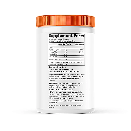 אבקת פרה-ביוטיקה ללא תוספת טעם 210 גרם - מבית Doctor's best