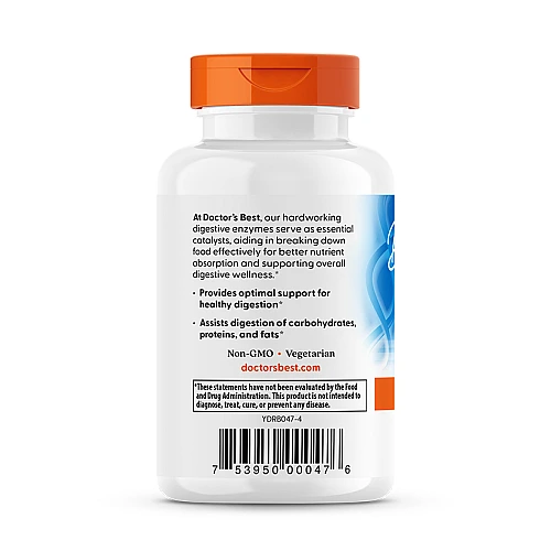 אנזימי עיכול 90 כמוסות צמחוניות - מבית Doctor's best