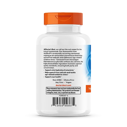 אסטקסנטין 6 מ"ג 90 כמוסות - מבית Doctor's best