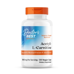 אצטיל ל-קרניטין 500 מ"ג 120 כמוסות - מבית Doctor's best