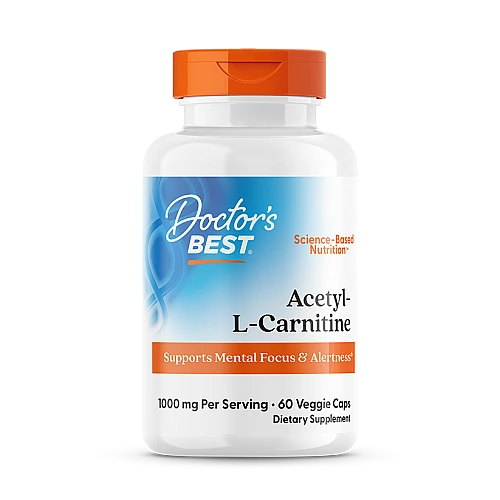 אצטיל ל-קרניטין 500 מ"ג 60 כמוסות - מבית Doctor's best