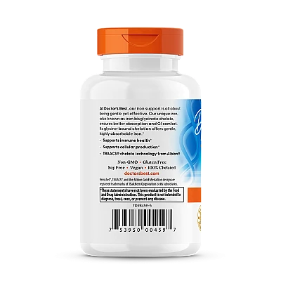 ברזל רך 27 מ"ג 120 טבליות - מבית Doctor's best