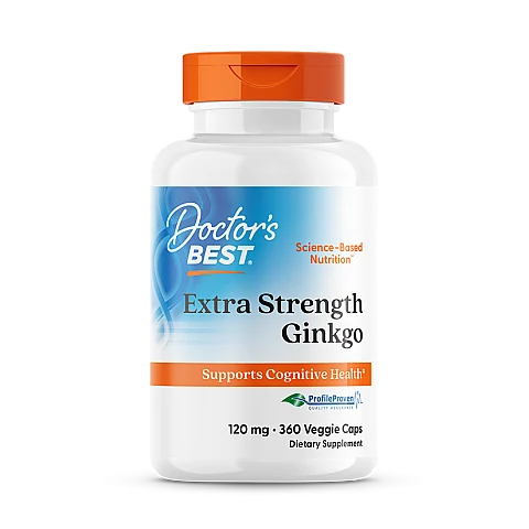 גינקו 120 מ"ג - 360 כמוסות מבית Doctor's best גינקו 120 מ"ג - 360 כמוסות מבית Doctor's best
