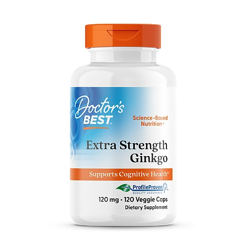 גינקו בילובה 120 מ"ג - 120 כמוסות מבית Doctor's best