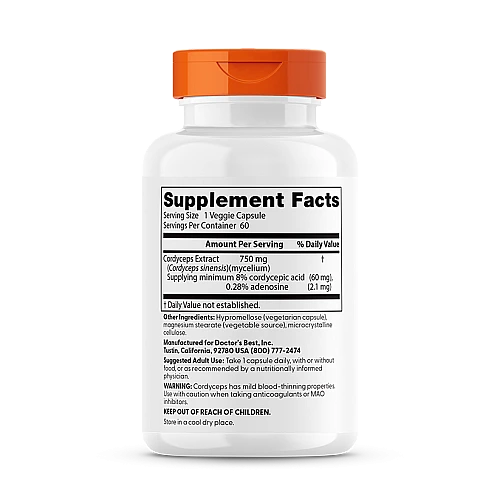 גלוקוזאמין גופרתי 750 מ"ג 60 כמוסות - מבית Doctor's best