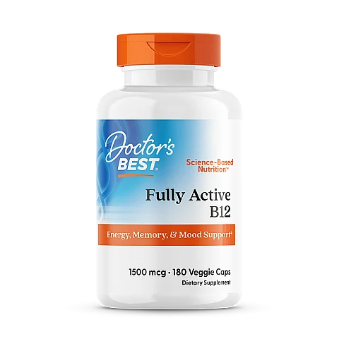 ויטמין B12 מקג 1,500 - 180 כמוסות מבית Doctor's best ויטמין B12 מקג 1,500 - 180 כמוסות מבית Doctor's best