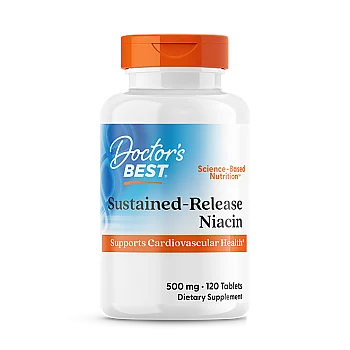 וניאצין 500 מ"ג 180 טבליות- מבית Doctor's best