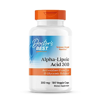 חומצה אלפא ליפואית 300 מ"ג - 180 כמוסות - מבית Doctor's best