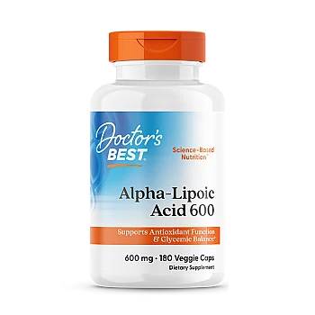 חומצה אלפא ליפואית 600 מ"ג - 180 כמוסות מבית Doctor's best
