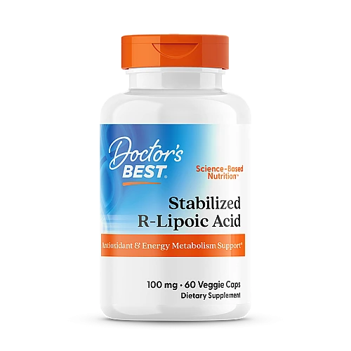 חומצה ליפואית פעילה מיוצבת 100 מ"ג - תכולה 60 כמוסות - מבית Doctor's best
