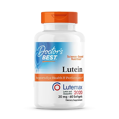 לוטאין 20 מ"ג עם זיאקסנתן - 60 כמוסות מבית Doctor's best