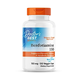 נפוטיאמין 150 מ"ג 120 כמוסות - מבית Doctor's best