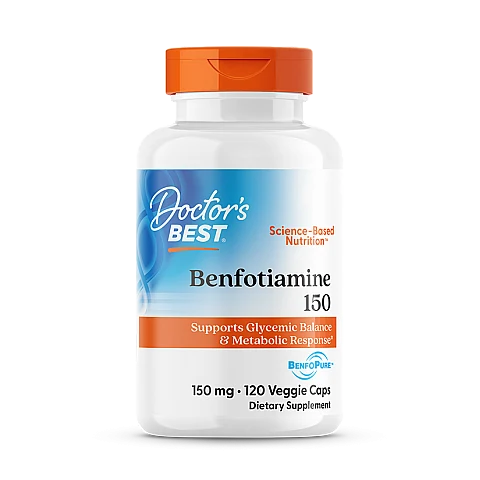 נפוטיאמין 150 מ"ג 120 כמוסות - מבית Doctor's best