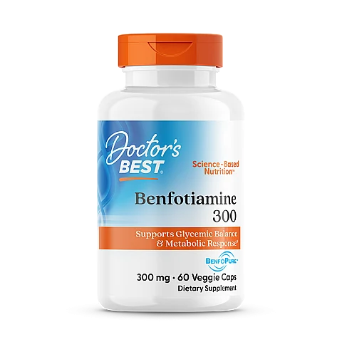 נפוטיאמין 300 מ"ג 60 כמוסות - מבית Doctor's best נפוטיאמין 300 מ"ג 60 כמוסות - מבית Doctor's best