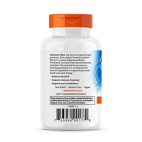 פוסטביוטיקה לתמיכה במערכת החיסון 500 מ"ג 60 כמוסות - מבית Doctor's best
