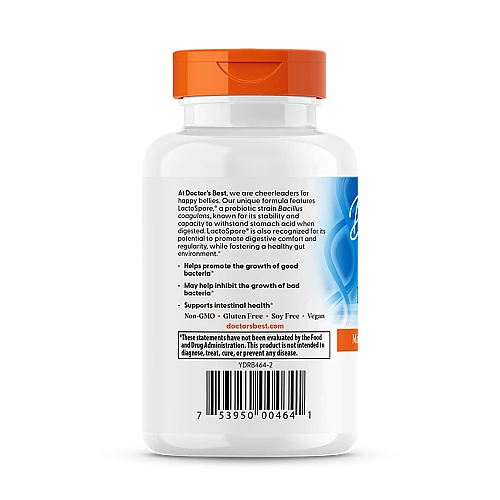 פרוביוטיקה בריאות העיכול 2 מיליארד 60 כמוסות - מבית Doctor's best