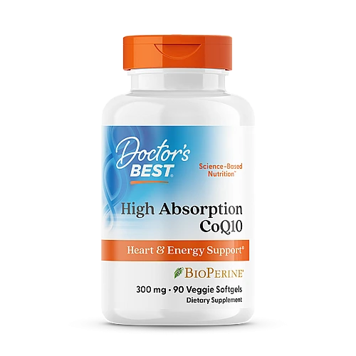 קו-אנזים CoQ10 ג'ל עם פלפל שחור 300 מ"ג - 90 כמוסות רכות - מבית Doctor's best