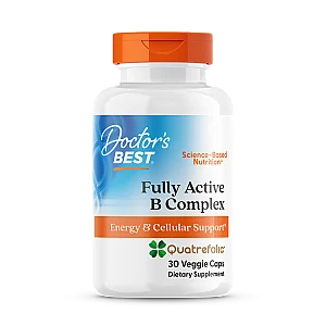 קומפלקס B פעיל באופן מלא 30 כמוסות - מבית Doctor's best