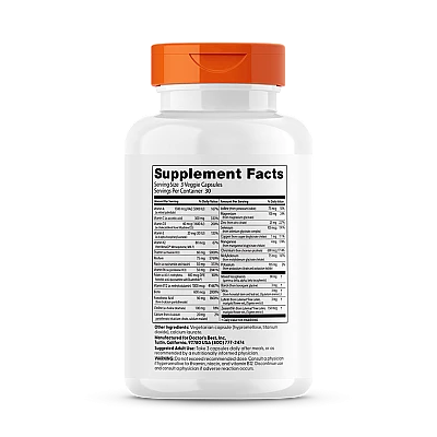 קומפלקס מולטי-ויטמינים ומינרלים 90 כמוסות - מבית Doctor's best