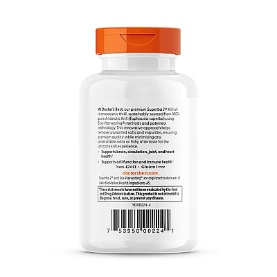 קריל אמיתי 60 כמוסות  - מבית Doctor's best