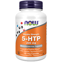 5-HTP חזק 200 מ"ג 120 כמוסות - מבית NOW FOODS