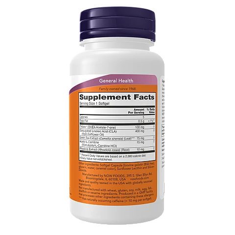 7-Keto-DHEA ג'ל 100 מ"ג 60 כמוסות - מבית NOW FOODS